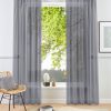 My Home 1 Stck. Gardine Xana Transparent Kräuselband grau HxB 175x140 cm