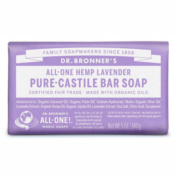 Dr. Bronner's Lavendel Reine Naturseife 140 g