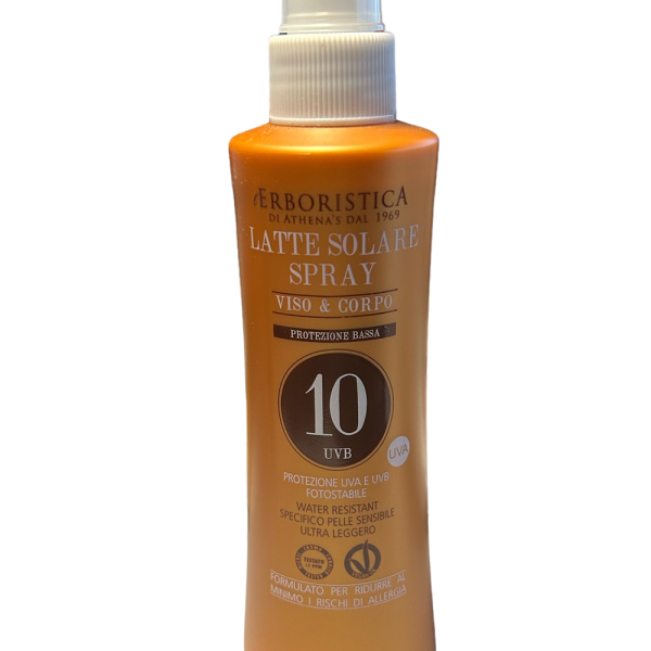 L'Erboristica Sonnenspray für Gesicht & Körper 10 UVB Vegan 200 ml