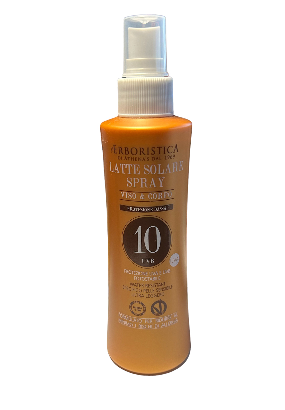 L'Erboristica Sonnenspray für Gesicht & Körper 10 UVB Vegan 200 ml 1 L'Erboristica Sonnenspray für Gesicht & Körper 10 UVB Vegan 200 ml