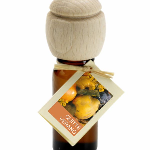 Piccolino Duftöl – Handgefertigt mit Buchenholzverschluss | Ätherische Öle Quitte Verano 10 ml
