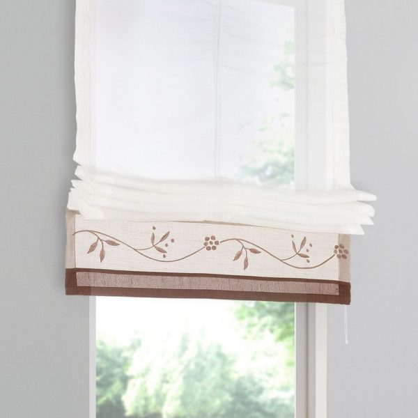 Alternative view of My home Raffrollo »Sorel« transparent Schmuckkante Schlaufen H/B 140/100 cm