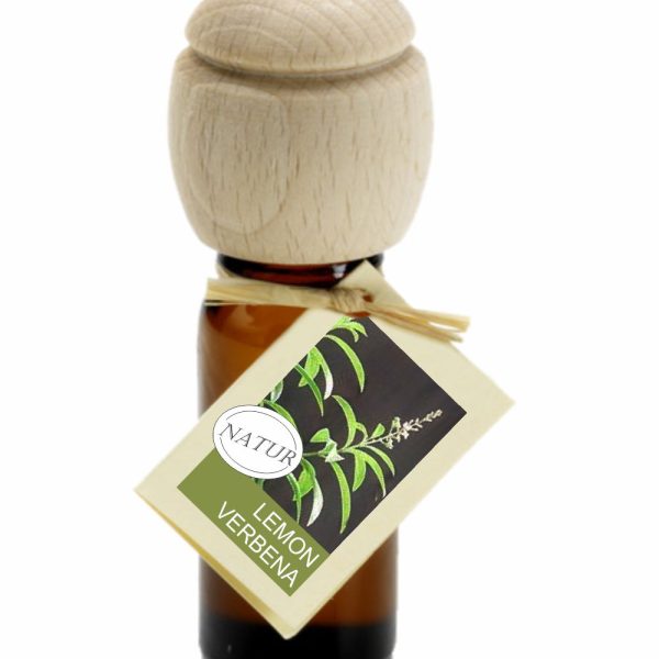 Piccolino Duftöl – Handgefertigt mit Buchenholzverschluss | Ätherische Öle Lemon Verbena 10 ml