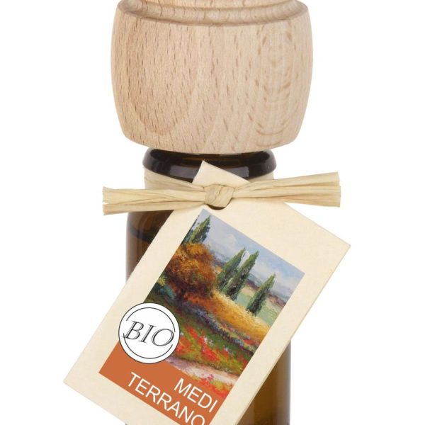 Piccolino Duftöl – Handgefertigt mit Buchenholzverschluss | Ätherische Öle Mediterrano 10 ml
