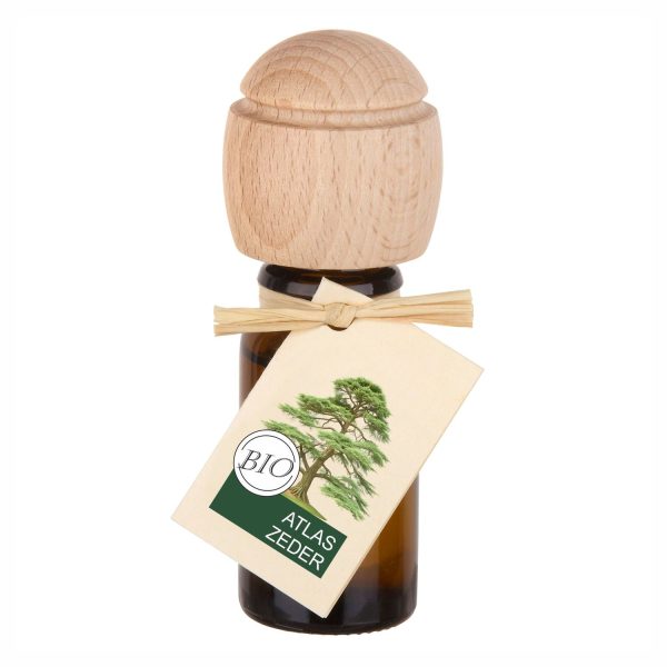 Piccolino Duftöl – Handgefertigt mit Buchenholzverschluss | Ätherische Öle Atlaszeder 10 ml