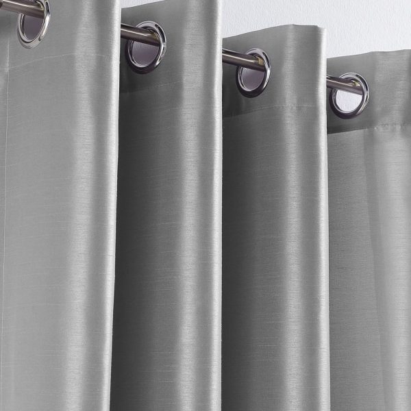 Home Affaire 1 Stück Vorhang »Leticia« uni grau Ösen H/B 225x140 cm 5 14325054 1