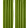 My Home Set (2) Fertigdeko Raja grün blickdicht microfaser H/B 175x140 cm
