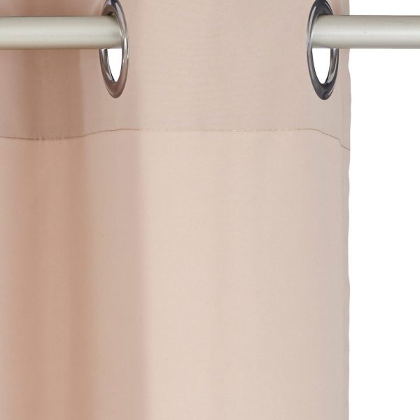 Alternative view of Vorhang Raja my home Ösen (2 Stück) Fertiggardine blickdicht sand