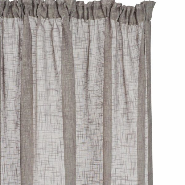 Alternative view of 1 Stck Gardine »Regina« von my home grau Kräuselband H/B 225x140 cm