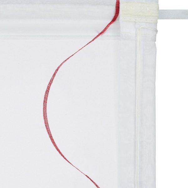 Alternative view of My home Raffrollo Tyma transparent mit Stickerei + Klettband ca. HxB 155/100 cm