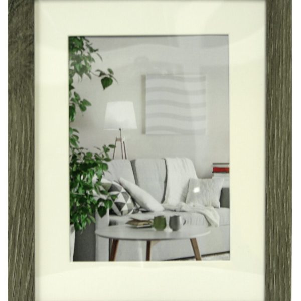 Henzo Bilderrahmen MODERNER Rahmen 15x20 cm Holz inkl. Passepartout 810521