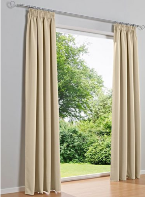 Heine home extra breiter Verdunkelungs Vorhang Schal Kräuselband H/B 145x280 cm 1 Heine home extra breiter Verdunkelungs Vorhang Schal Kräuselband H/B 145x280 cm