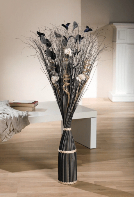 Deko-Bündel aus Naturmaterialien in Grau und Schwarz Maße: ca. 100 cm 2 Deko-Bündel aus Naturmaterialien in Grau und Schwarz Maße: ca. 100 cm – Bild 2