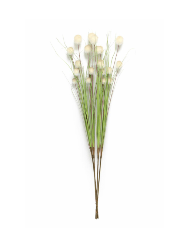 Deko-Bündel Gras Blütenkugel 4er Set fluffige Blütenstände Höhe ca. 105 cm 3 Deko-Bündel Gras Blütenkugel 4er Set fluffige Blütenstände Höhe ca. 105 cm – Bild 3