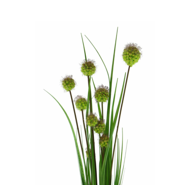 Deko-Bündel Gras mit 9 Fruchtständen Kunststoffblätter Maße ca. 85 cm 5 2020 10 05 67