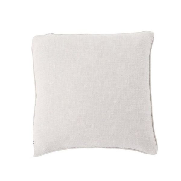 LeGer 1 Stück Kissenhülle Kissenbezug Couchkissen Landhaus natur 50x50 cm