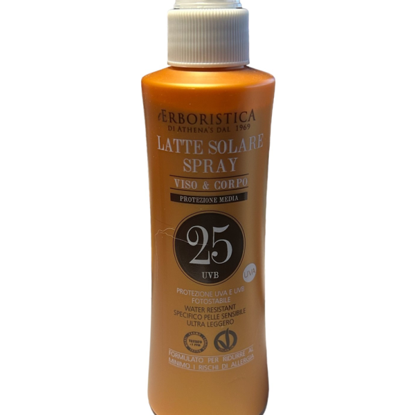 L'Erboristica Sonnenspray für Gesicht & Körper 25 UVB Vegan 200 ml