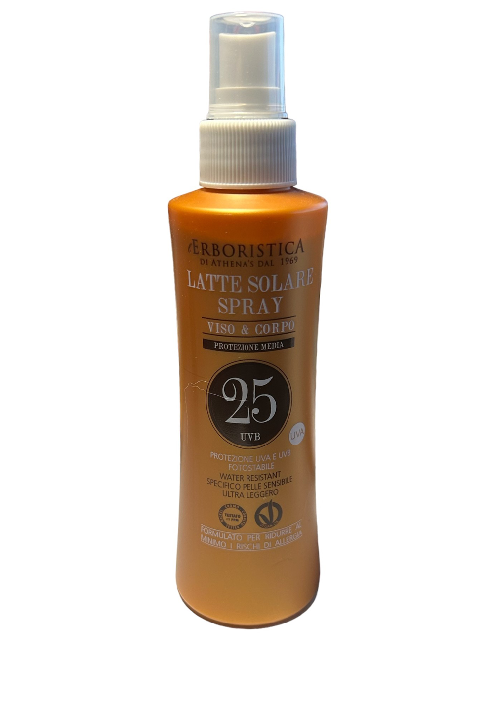 L'Erboristica Sonnenspray für Gesicht & Körper 25 UVB Vegan 200 ml 1 L'Erboristica Sonnenspray für Gesicht & Körper 25 UVB Vegan 200 ml