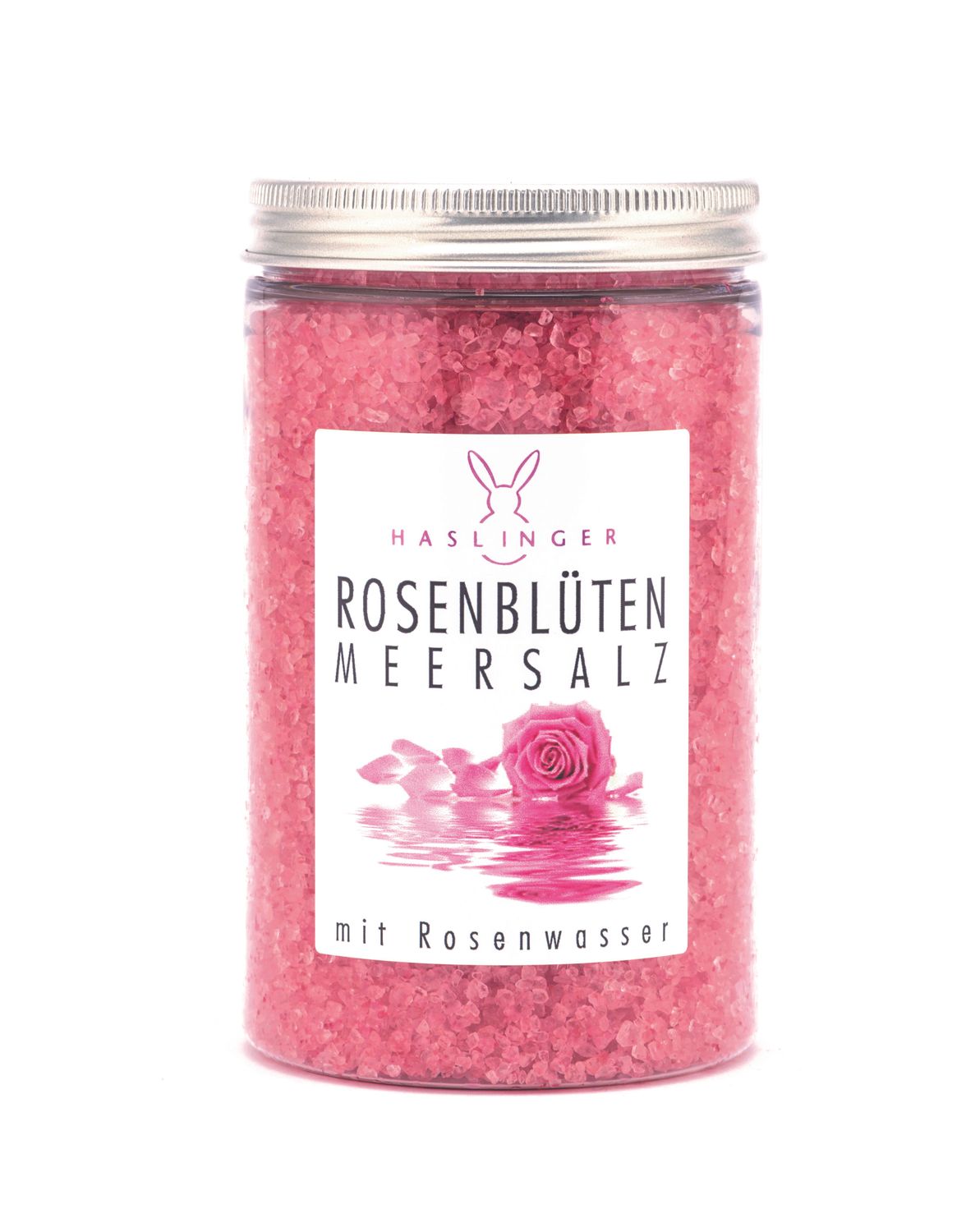 Haslinger Rosenblüten Meersalz – Cremiges Pflegebad mit verführerischem Rosenduft 450 g 1 Haslinger Rosenblüten Meersalz – Cremiges Pflegebad mit verführerischem Rosenduft 450 g
