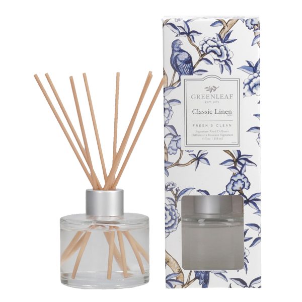 Greenleaf Classic Linen – Aromatischer Reed Diffuser 118 ml