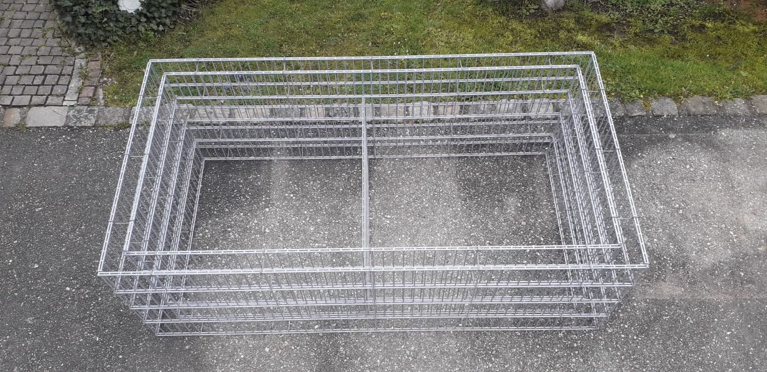 Verbinderset für Hochbeet LxBxH 251x136x83 cm Doppelstabgitter 8/6/8+6/5/6 mm 2 Verbinderset für Hochbeet LxBxH 251x136x83 cm Doppelstabgitter 8/6/8+6/5/6 mm – Bild 2