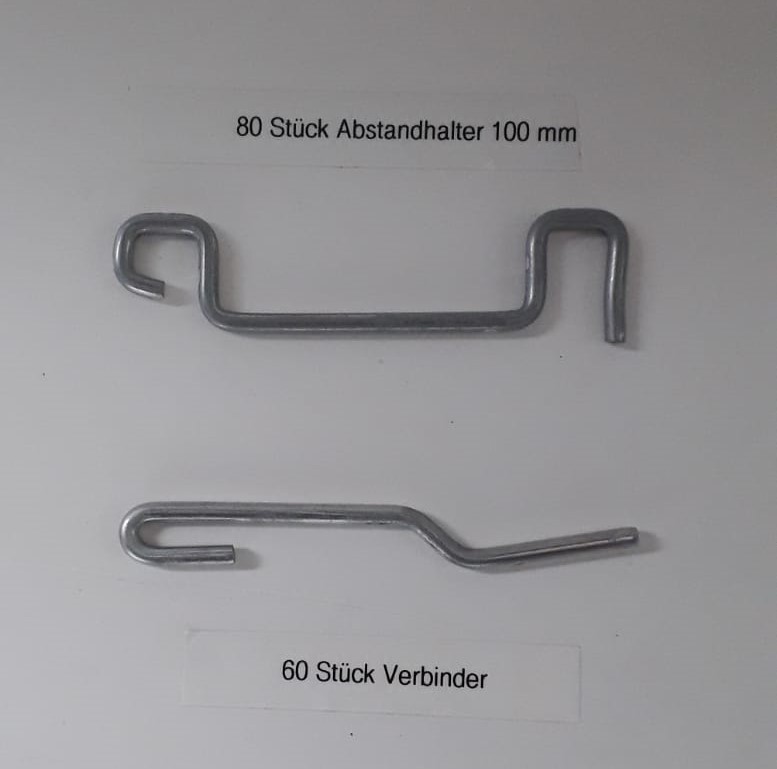 Verbinderset für Hochbeet LxBxH 251x136x83 cm Doppelstabgitter 8/6/8+6/5/6 mm 5 Verbinderset für Hochbeet LxBxH 251x136x83 cm Doppelstabgitter 8/6/8+6/5/6 mm – Bild 5