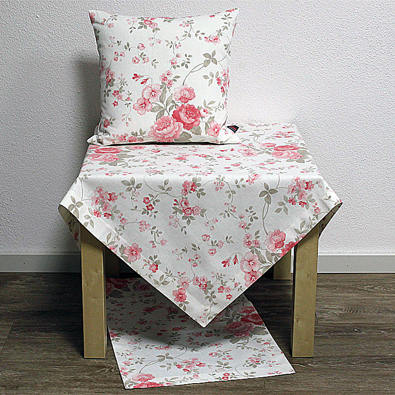 Hossner Kissenhülle Kissenbezug Megan Landhaus geblümt 40x40 cm 3 Hossner Kissenhülle Kissenbezug Megan Landhaus geblümt 40x40 cm – Bild 3
