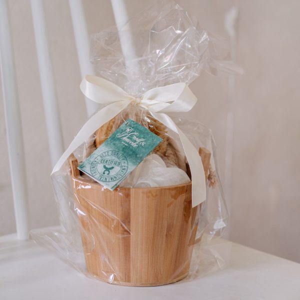 Croll & Denecke Wellness Geschenkset 6-teilig im Sauna Holzbottich 9 40017 1