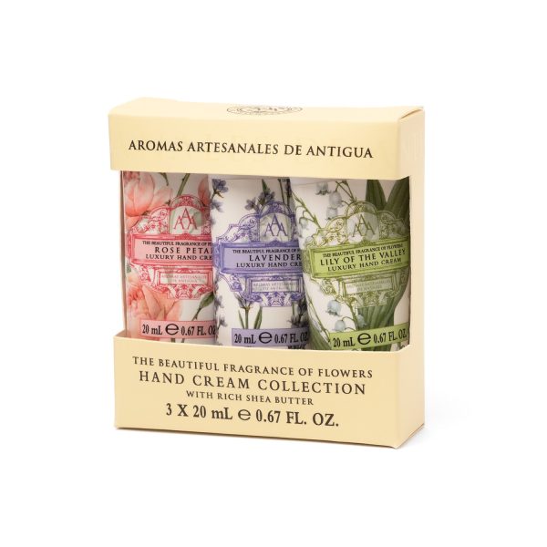 Triple AAA Lavender, Lily of the Valley & Rose Petal – Floral Mini Handcreme 3er Set 60 ml
