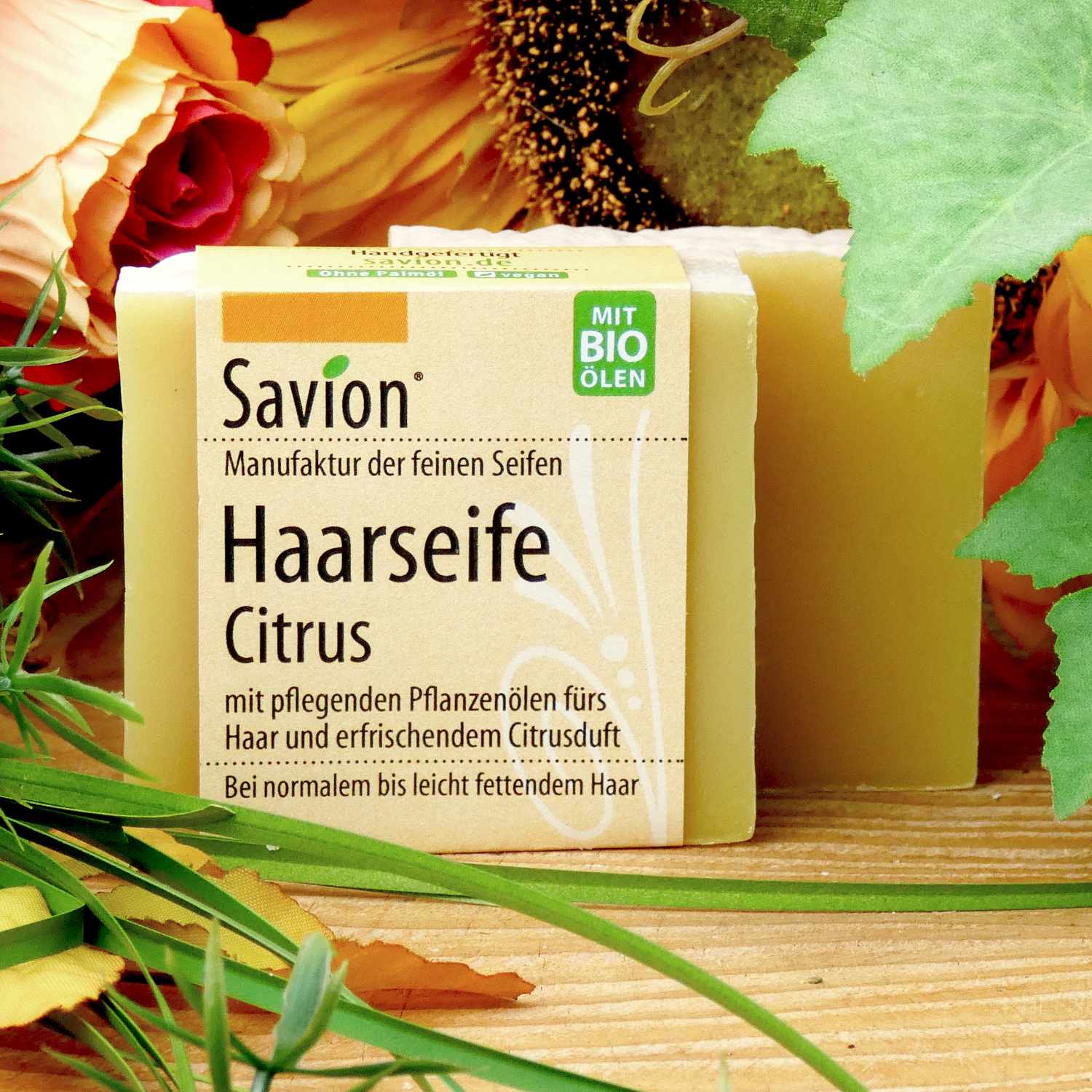 Savion Haarseife Citrus bei normalen bis leicht fettendem Haar 85 g 1 Savion Haarseife Citrus bei normalen bis leicht fettendem Haar 85 g