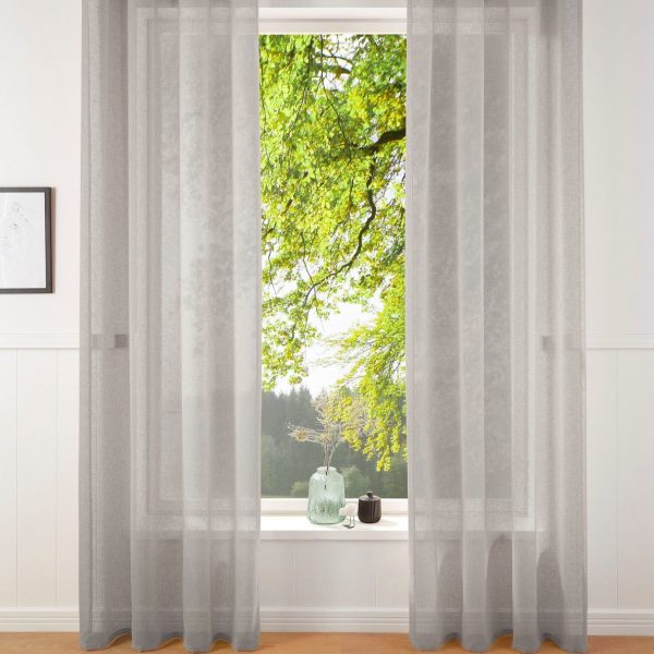 Alternative view of My Home 1 Stck. Vorhang »Regina« Leinenstruktur grau Ösen H/B 225x140 cm