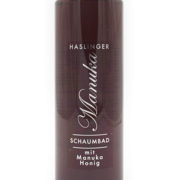 Haslinger Schaumbad Manuka Honig 400 ml  – Pflegendes Wellnessbad mit wertvollem Honig