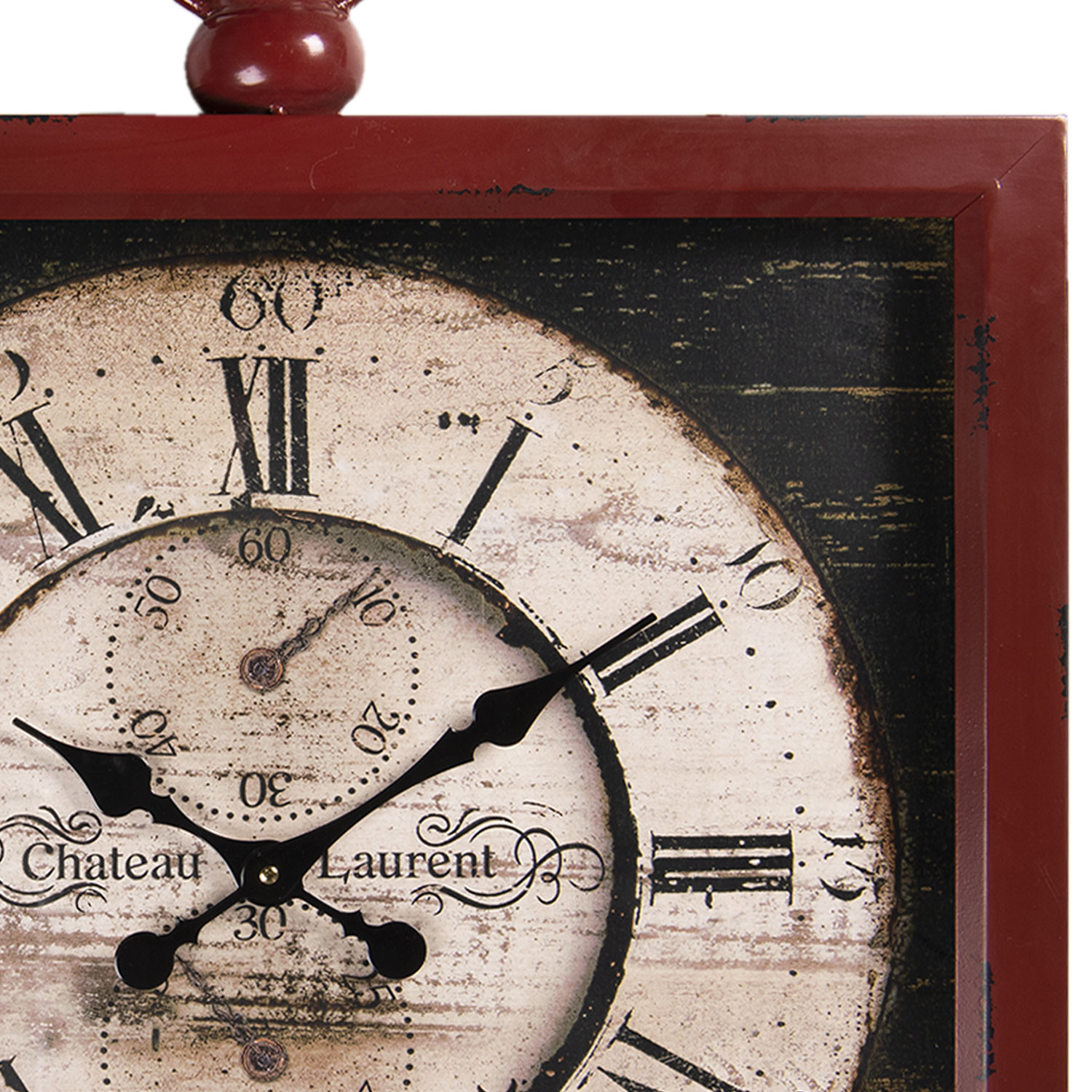 Clayre & Eef Wanduhr aus Eisen Shabby chic antik Vintage 60x7x79 cm 2 Clayre & Eef Wanduhr aus Eisen Shabby chic antik Vintage 60x7x79 cm – Bild 2