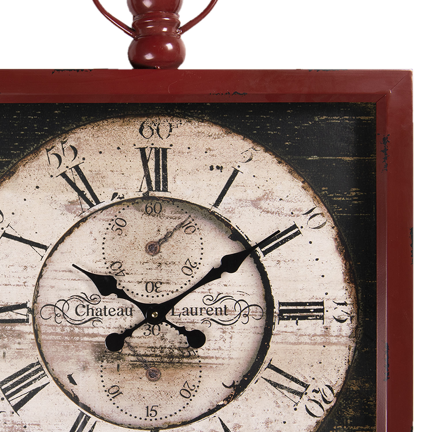 Clayre & Eef Wanduhr aus Eisen Shabby chic antik Vintage 60x7x79 cm 3 Clayre & Eef Wanduhr aus Eisen Shabby chic antik Vintage 60x7x79 cm – Bild 3