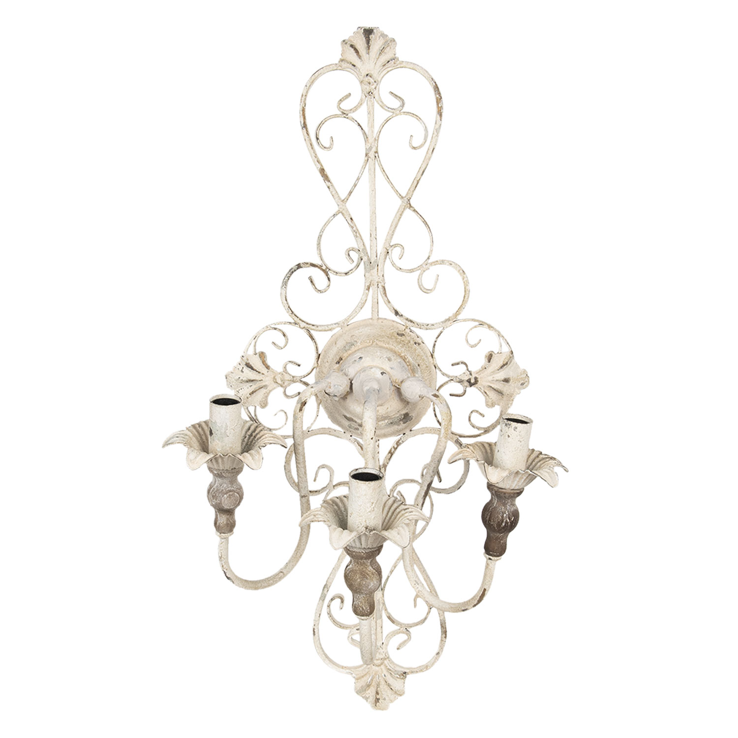 Clayre & Eef Wandlampe 40x29x70 cm E27 Max. 60W Eisen Vintage Landhaus Shabby 2 Clayre & Eef Wandlampe 40x29x70 cm E27 Max. 60W Eisen Vintage Landhaus Shabby – Bild 2