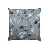 Hossner Kissenhülle Lascia grau geblümt 40x40 cm