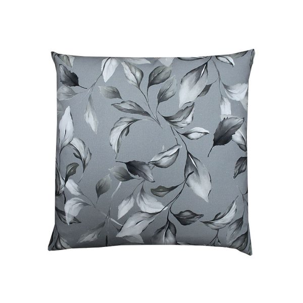 Hossner Kissenhülle Lascia grau geblümt 40x40 cm