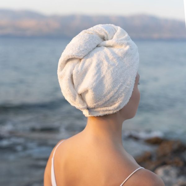 Alternative view of Croll & Denecke Hair Towel Wrap Set – 2 Bambus Haarturbane für Schnelles & Schonendes Haaretrocknen