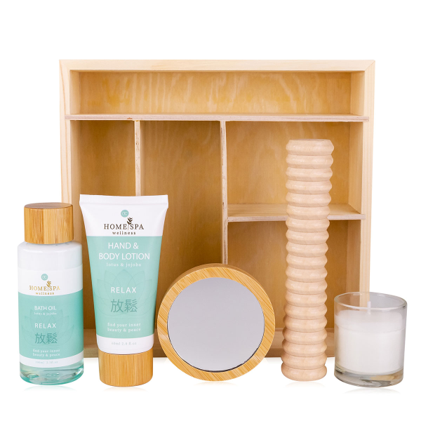 Accentra Home Spa Badeset Jojoba & Lotus in Aufbewahrungsbox aus Holz 160 ml 6 6054610 Geschenkset HOME SPA mit Holzbox I2 210626134422 1920x1920 1