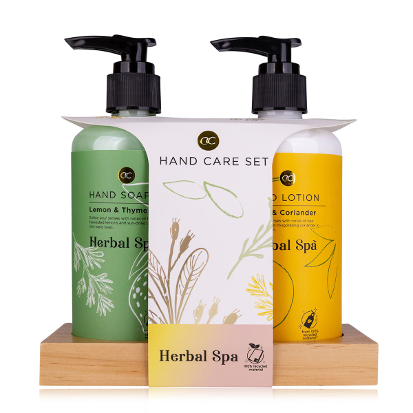 Accentra Handpflegeset HERBAL SPA – Lemon & Thyme | Citrus & Coriander 520 ml