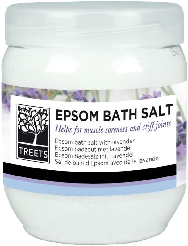 Treets Epsom Badesalz mit Lavendel, 1er Pack (1 x 550g) 1 Treets Epsom Badesalz mit Lavendel, 1er Pack (1 x 550g)
