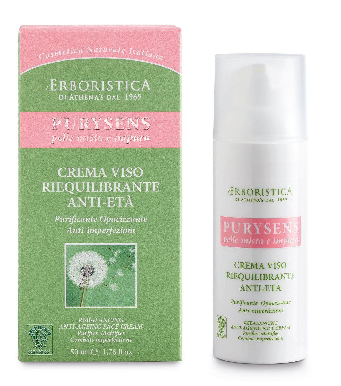 L'Erboristica Purysens Gesichtscreme für Mischhaut 50 ml 1 L'Erboristica Purysens Gesichtscreme für Mischhaut 50 ml