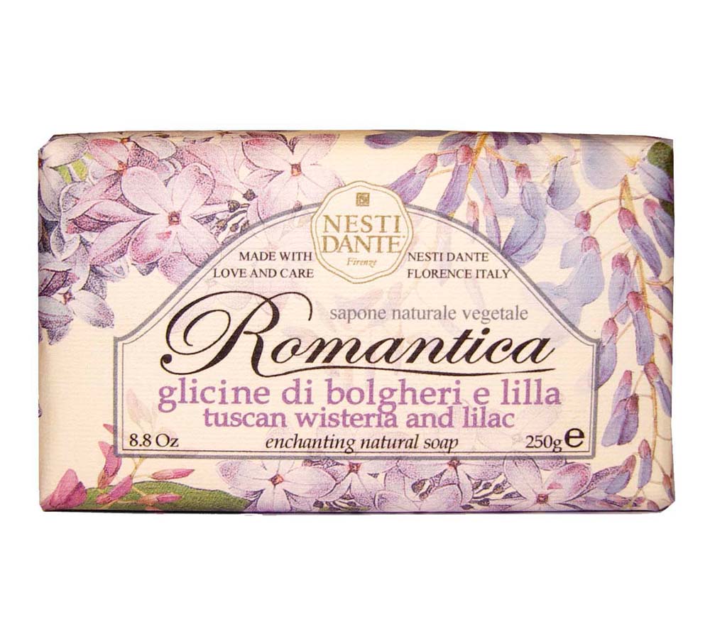 Nesti Dante ROMANTICA Nat. Seife Tusc. Wisteria & Lilac 250 g 1 Nesti Dante ROMANTICA Nat. Seife Tusc. Wisteria & Lilac 250 g