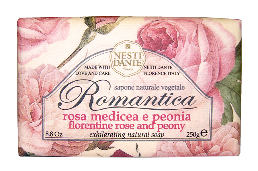 Nesti Dante ROMANTICA Seife Florentine Rose & Peony 250 g 1 Nesti Dante ROMANTICA Seife Florentine Rose & Peony 250 g