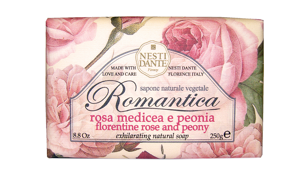 Nesti Dante ROMANTICA Seife Florentine Rose & Peony 250 g 2 Nesti Dante ROMANTICA Seife Florentine Rose & Peony 250 g – Bild 2