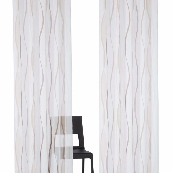 Alternative view of My Home (2St) Transparente Gardine Vorhang Dimona  H/B 225x140 cm