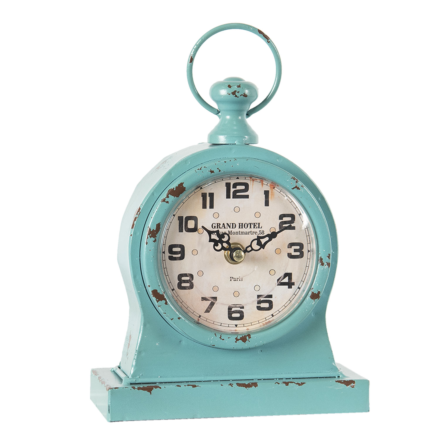 Clayre & Eef Tischuhr Kaminuhr Antik im Vintage Shabby Look 16,5x8x24 cm 2 Clayre & Eef Tischuhr Kaminuhr Antik im Vintage Shabby Look 16,5x8x24 cm – Bild 2