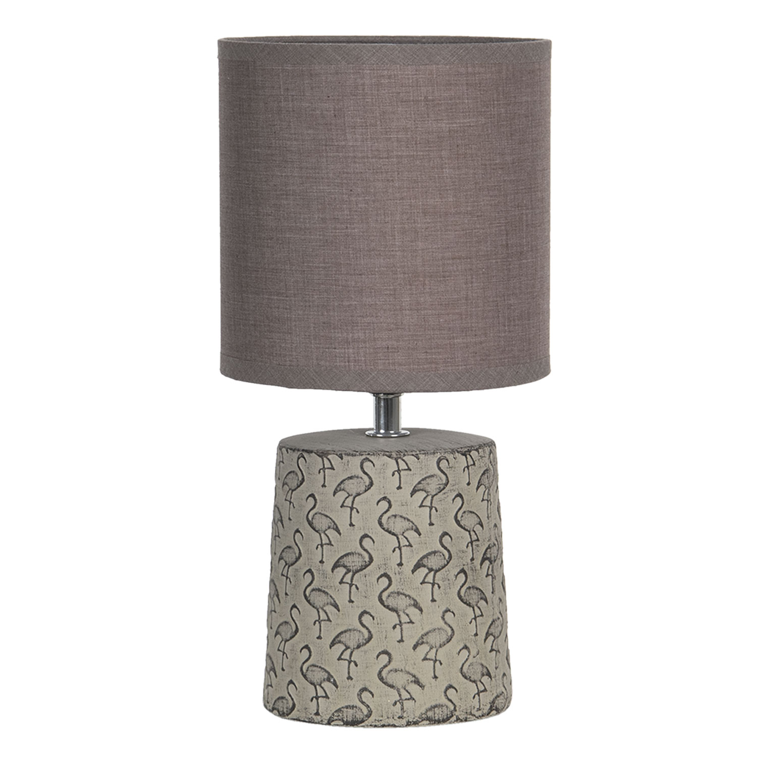 Clayre & Eef Tischlampe Weiß Keramik 6LMC0018 1 Clayre & Eef Tischlampe Weiß Keramik 6LMC0018