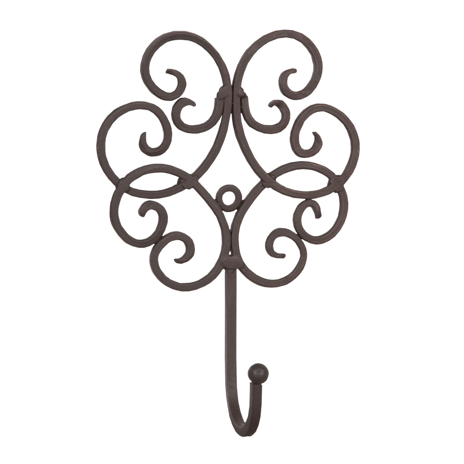 Clayre & Eef 6Y1254 Filgraner Wandhaken Garderobe Haken Braun ca. 13x5x19 cm 1 Clayre & Eef 6Y1254 Filgraner Wandhaken Garderobe Haken Braun ca. 13x5x19 cm