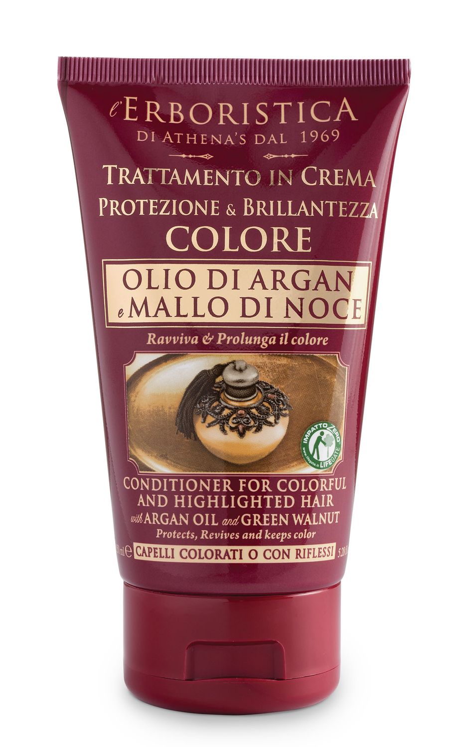 Athenas Conditioner für gefärbtes Haar mit Arganöl und grüner Walnuss 150 ml 1 Athenas Conditioner für gefärbtes Haar mit Arganöl und grüner Walnuss 150 ml